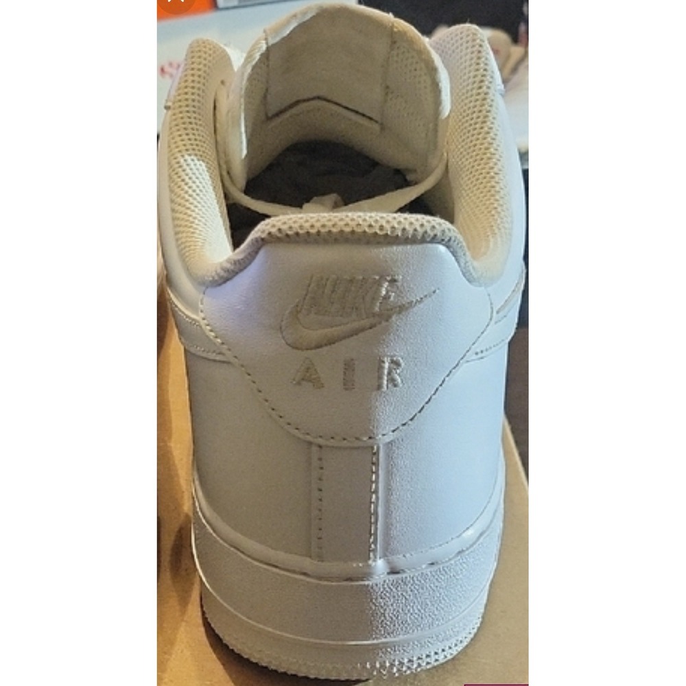 Nike Air Force 1 Low Triple White Mens Sneakers CW2288-111 AF1 Low Top 1x worn - Picture 8 of 13